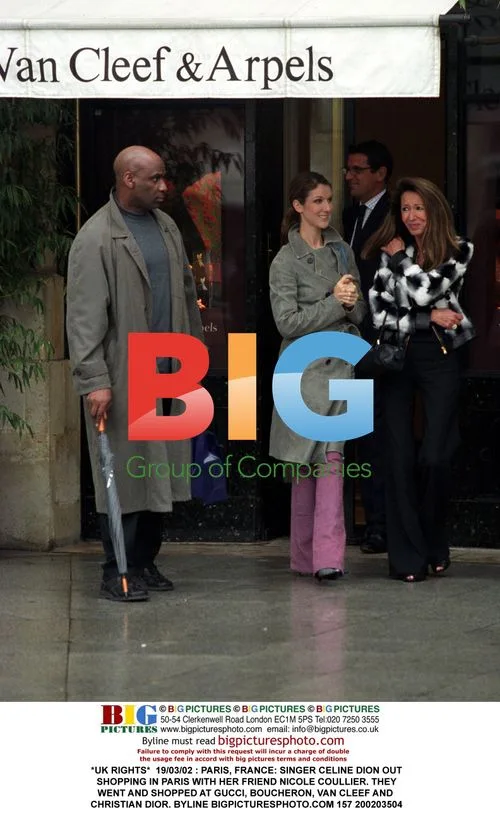 Celine Dion Shopping in Paris