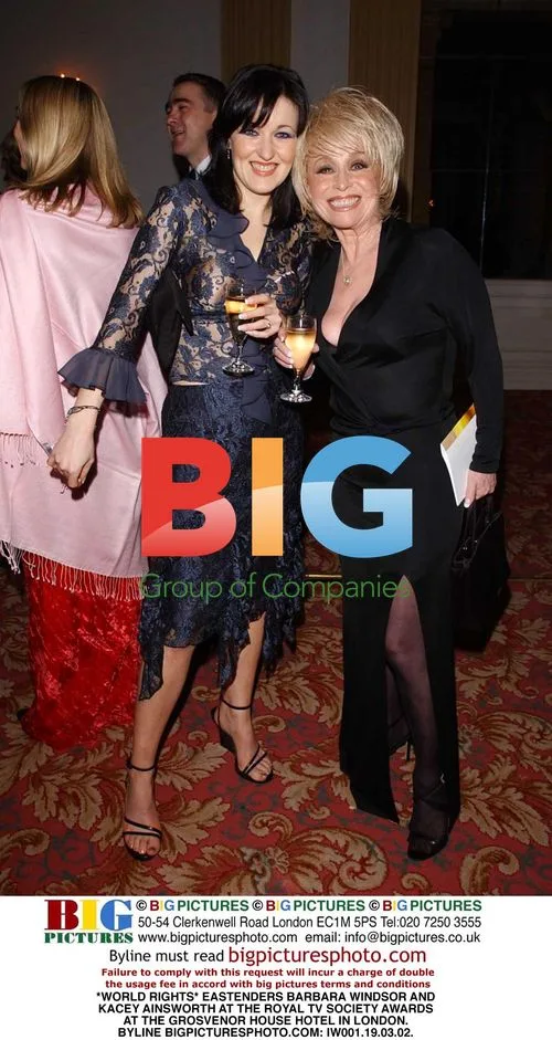 Barbara Windsor and Kacey Ainsworth at Royal TV Society Awards