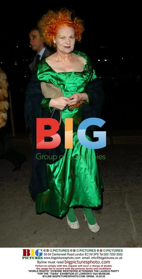 Vivienne Westwood at "Tiara" Exhibition Launch