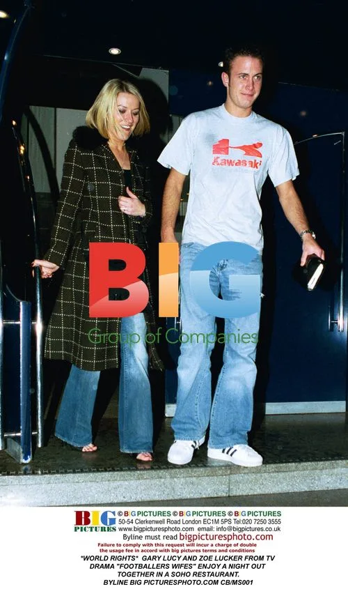 Gary Lucy and Zoe Lucker from "Footballers Wives"