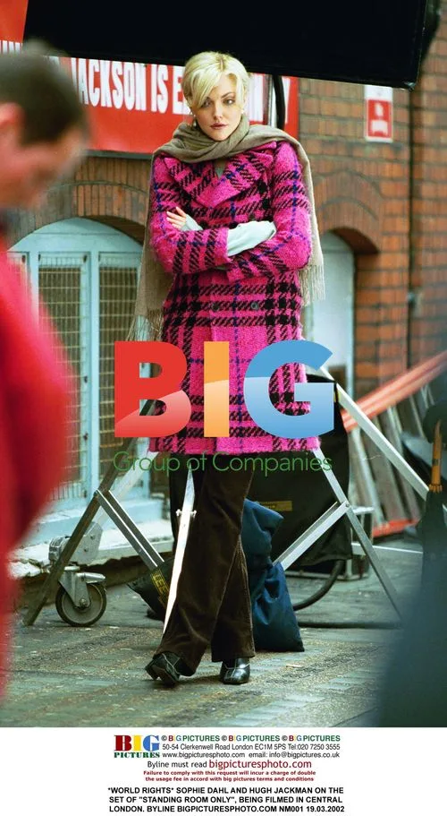 Sophie Dahl and Hugh Jackman on 'Standing Room Only' set