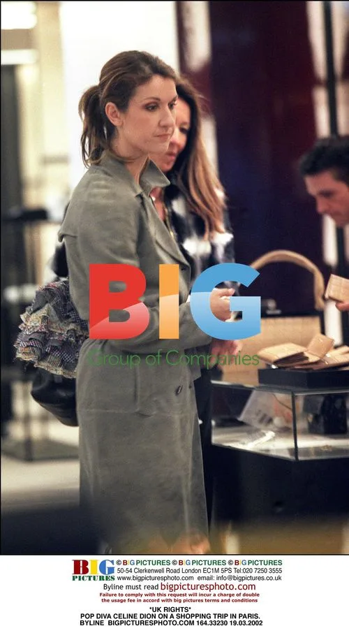 Celine Dion on Shopping Trip in Paris