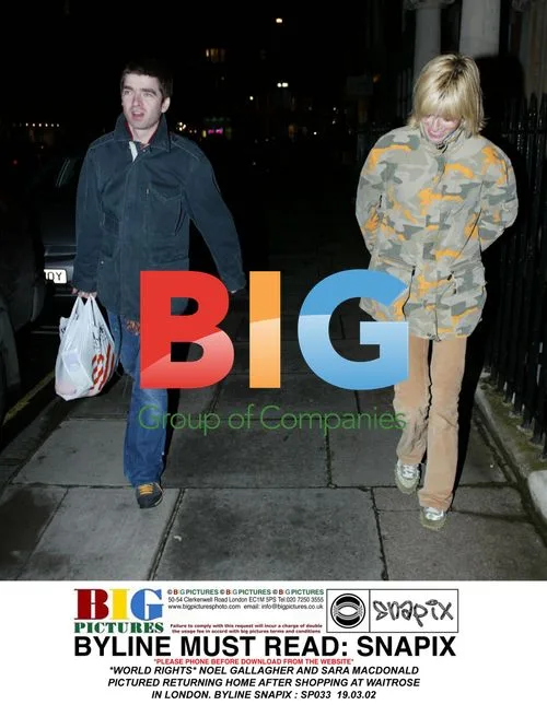 Noel Gallagher and Sara Macdonald Shopping