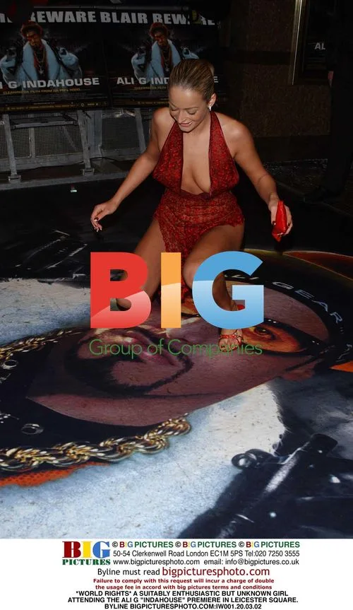 Girl Attends Ali G Premiere in Leicester Square