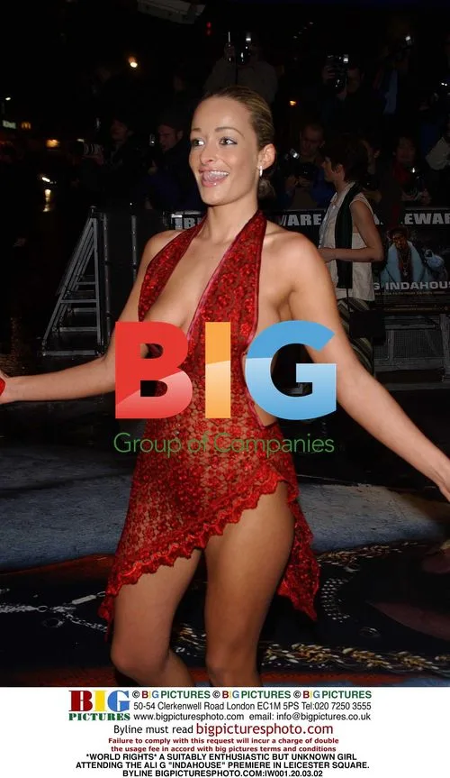 Enthusiastic Girl at Ali G Premiere