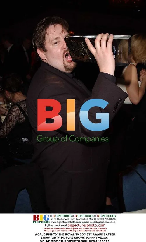 Johnny Vegas at Royal TV Society Awards After Party