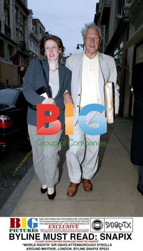 Sir David Attenborough strolls in Mayfair