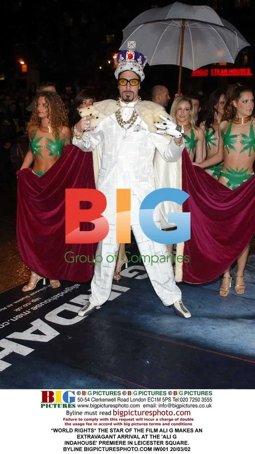 Ali G Makes Extravagant Arrival at Ali G Indahouse Premiere