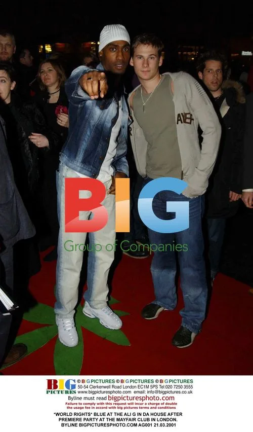 Blue at the Ali G in da House Premiere Party