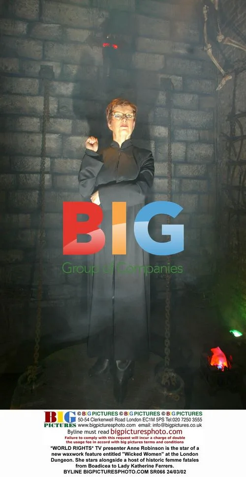 Anne Robinson stars in 'Wicked Women' wax exhibit