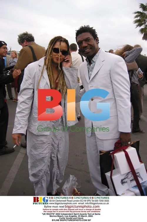 Curtis Vondie and friend at 2002 Independent Spirit Awards