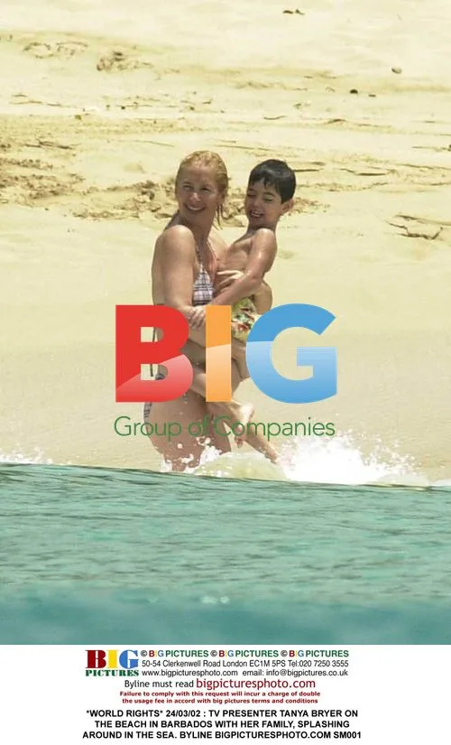 Tanya Bryer on Beach in Barbados