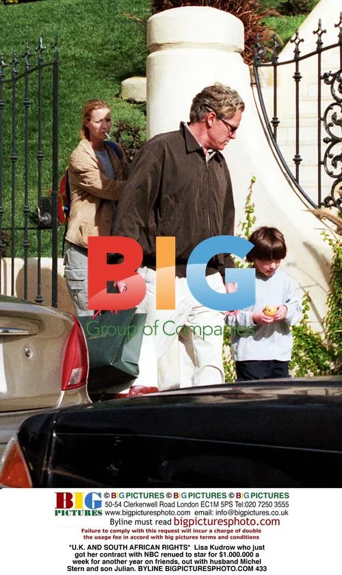 Lisa Kudrow with Husband and Son