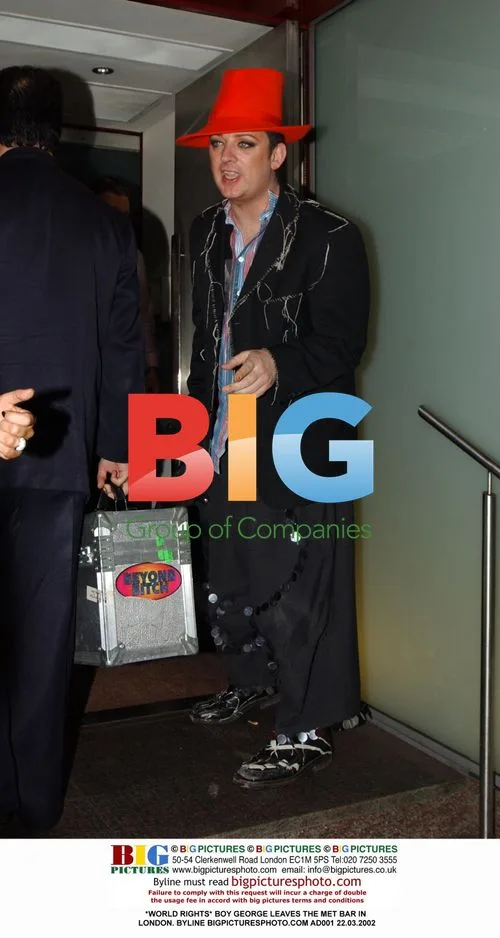 Boy George Leaves MET Bar in London