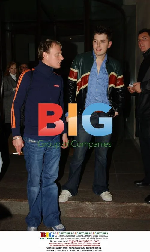 Brian Dowling Leaves the Met Bar in London
