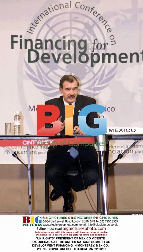 Mexico President Vicente Fox at UN Summit