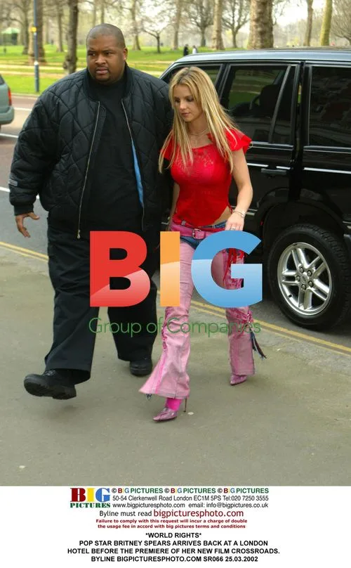 Britney Spears arrives in London for Crossroads premiere