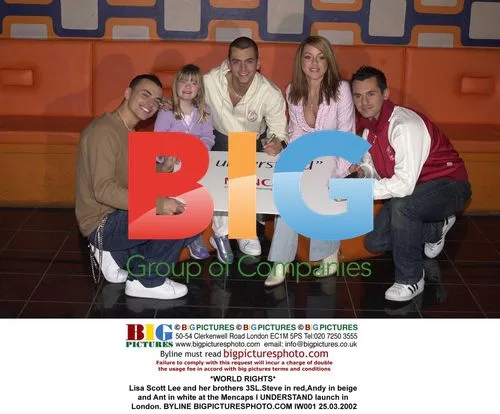 Lisa Scott Lee and 3SL brothers at Mencaps event