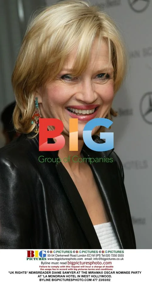 DIANE SAWYER AT MIRAMAX OSCAR PARTY
