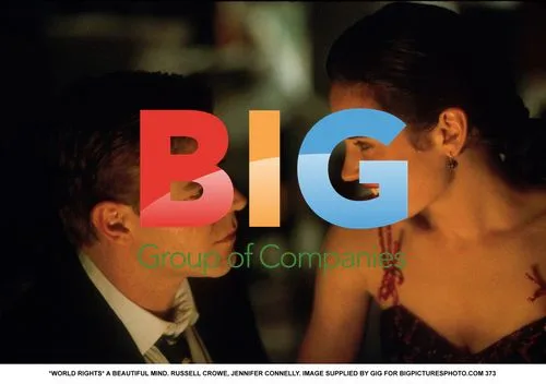 Russell Crowe and Jennifer Connelly in "A Beautiful Mind"