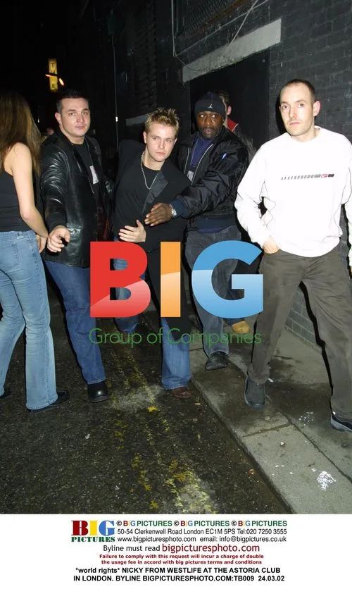 Nicky from Westlife at Astoria Club
