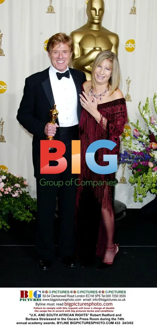 Robert Redford and Barbara Streissand at Oscars