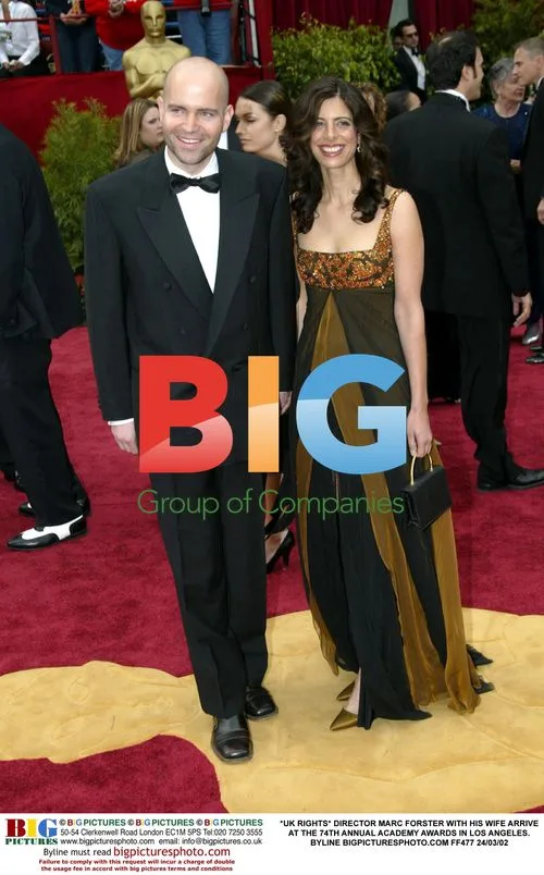 Director Marc Forster with Wife at 74th Oscars