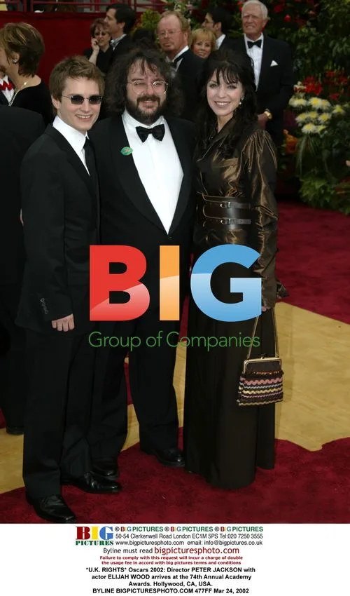 PETER JACKSON and ELIJAH WOOD at 2002 Oscars
