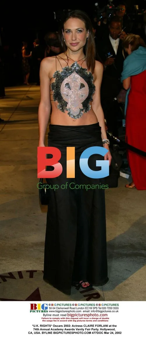 Oscars 2002: Claire Forlani at Vanity Fair Party