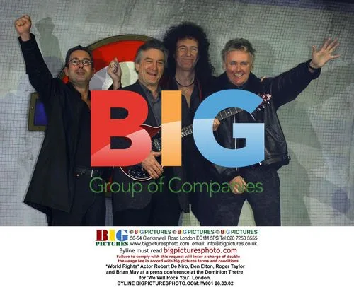 Robert De Niro, Ben Elton, Roger Taylor and Brian May at 'We Will Rock You'