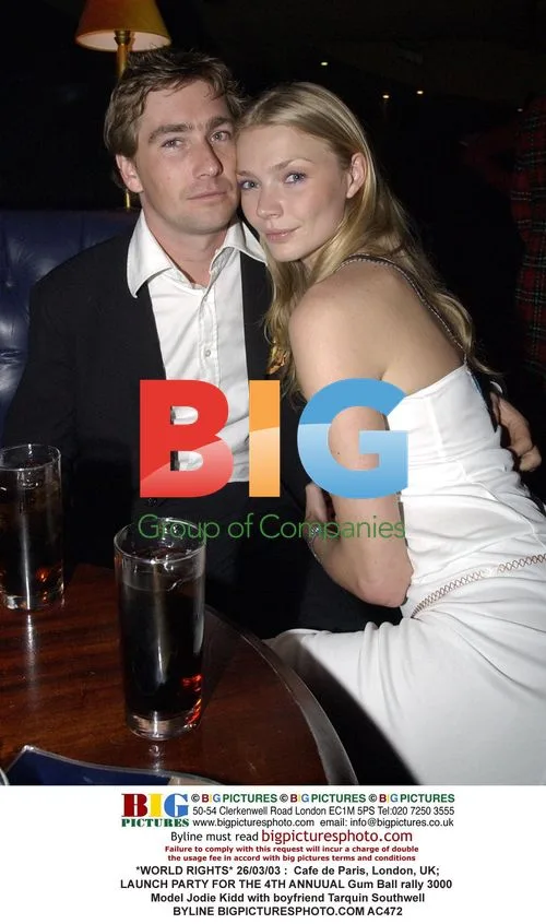 Jodie Kidd and Tarquin Southwell at Gumball Rally 3000 Launch