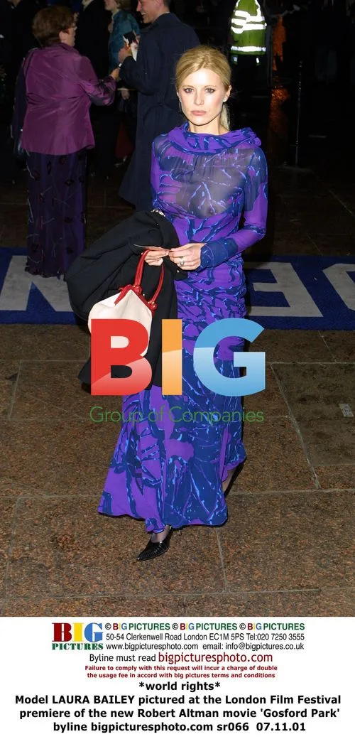Laura Bailey at Gosford Park London Premiere