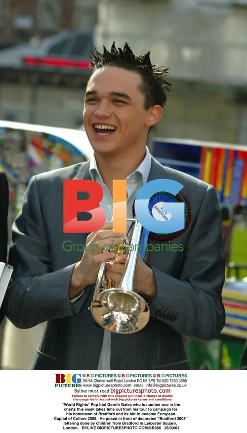 Pop Idol Gareth Gates campaigns for Bradford