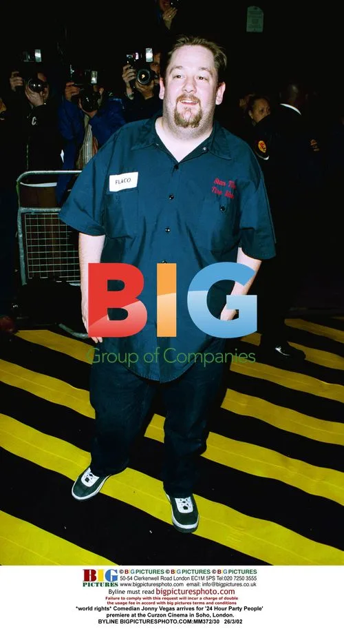 Jonny Vegas at '24 Hour Party People' premiere
