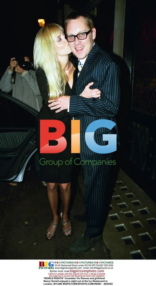 Vic Reeves and Nancy Sorrell at the Ivy