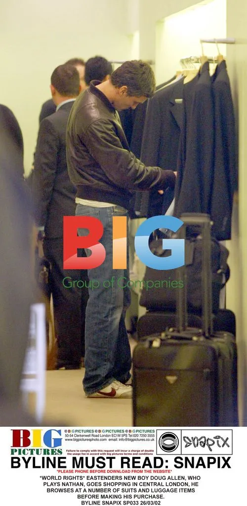 EastEnders Actor Doug Allen Shopping in London