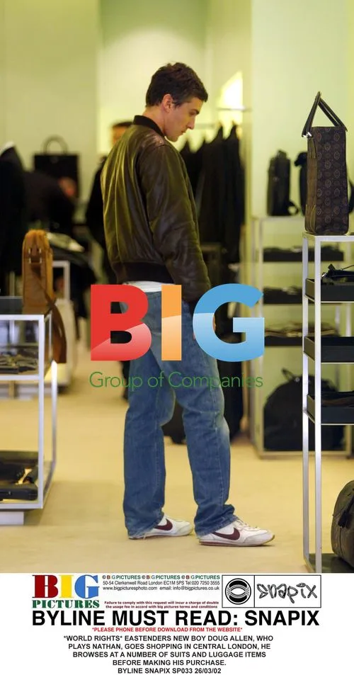 EastEnders Actor Doug Allen Shopping in London
