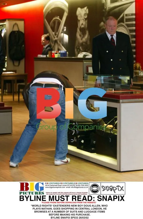 EastEnders actor Doug Allen shopping in London