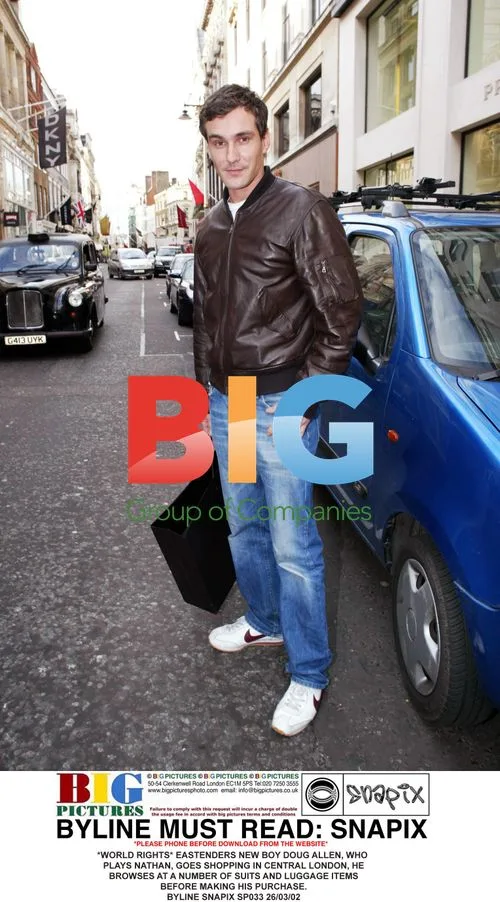 EastEnders' Doug Allen Goes Shopping in London