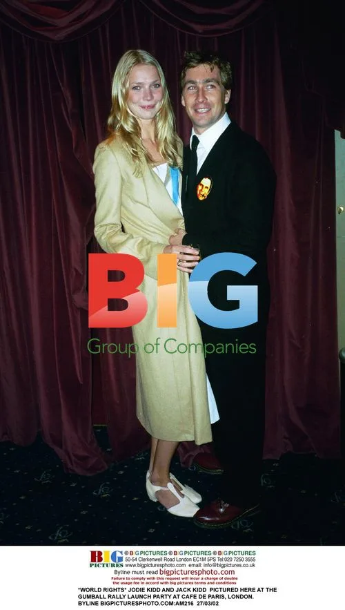 Jodie Kidd and Jack Kidd at Gumball Rally Launch