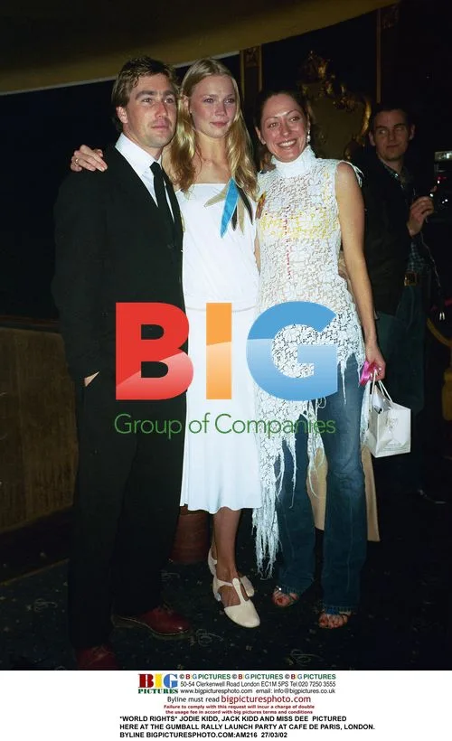 Jodie Kidd, Jack Kidd and Miss Dee at Gumball Rally Launch