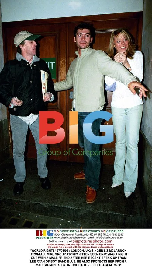 Liz Mclarnon out with male friend