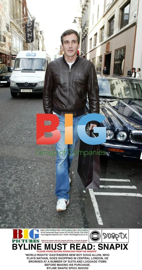 EastEnders' Doug Allen Shopping in London