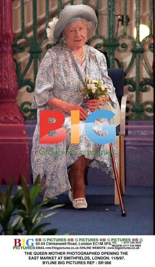 Queen Mother Opens East Market in London