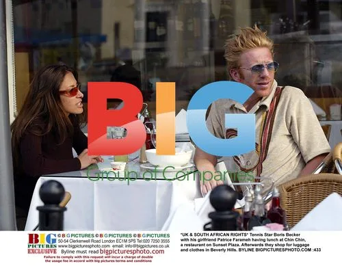Boris Becker and girlfriend Patrice Farameh