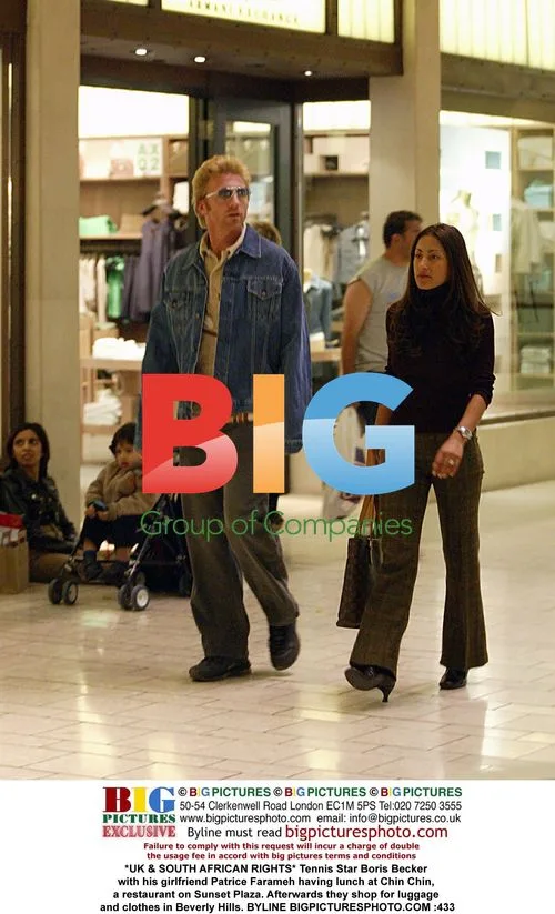 Boris Becker and Girlfriend Lunch in Beverly Hills