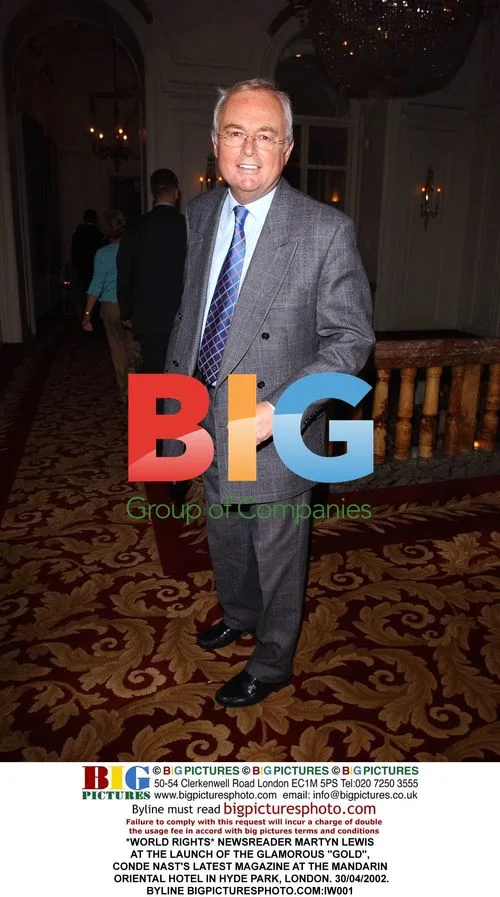 Martyn Lewis at launch of Conde Nast's "Gold"