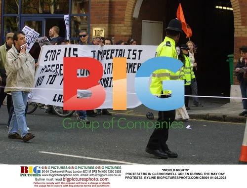 May Day Protests in Clerkenwell Green