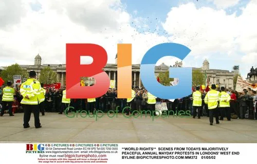 Peaceful Annual May Day Protests in London