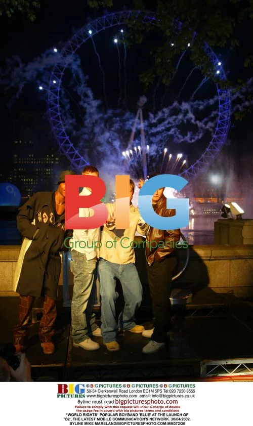 BOYBAND 'BLUE' AT O2 LAUNCH